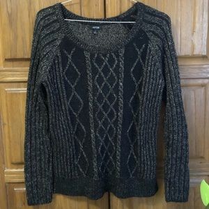 Apt 9 Black & Gold Sweater